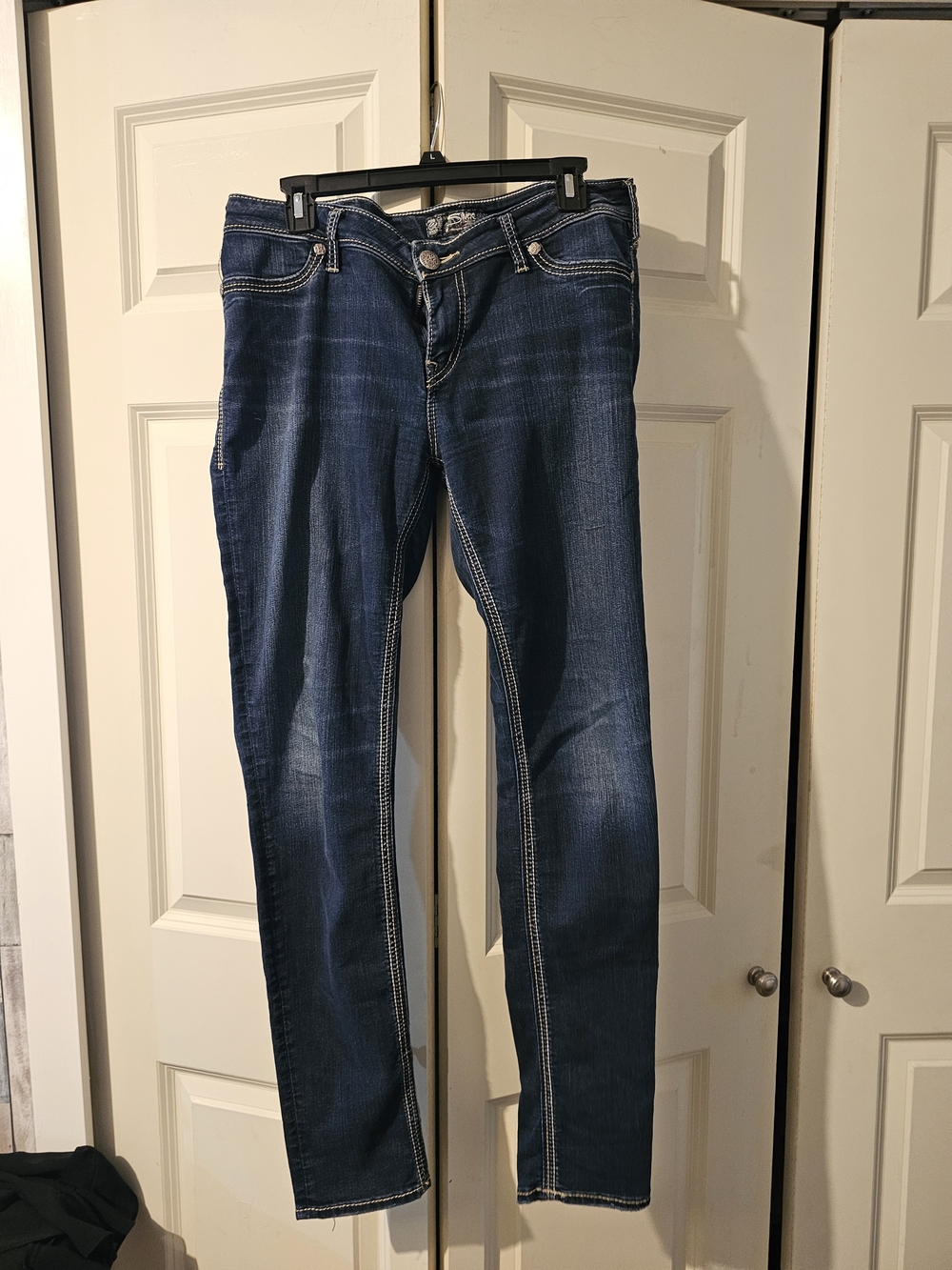 Silver Jeans Men's Slim Straight Dark Blue Denim 32/31